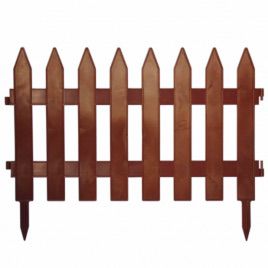 Забор пластиковый на 4 секции