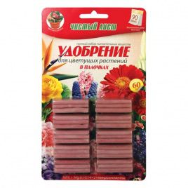 Чистый лист для цветущ. мин. удобр. в палочках (Kvitofor)