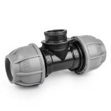 тройник 10bar для труб ре (Bradas)