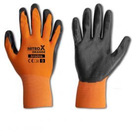 рукавички захисні nitrox orange нітріл