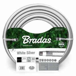 Шланг для поливу NTS WHITE SILVER 1/2 дюйм. (Bradas)