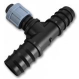 Трійник стрічка/2 х з'єднання для трубки (25 шт.) (Bradas)