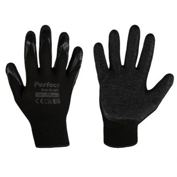 Перчатки защитные Perfect Grip Black латекс (Bradas)