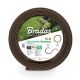 Бордюр для клумбы EASY BOARD коричневый 10м х 38мм, комплект кольев (Bradas)