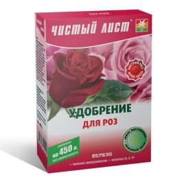 Чистый лист (кристал) для роз кристал. минер. удобрение (Kvitofor)