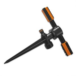 Ороситель вращающийся Duo 2-рожковый Eco Line на колышке 