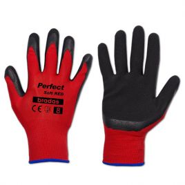 Перчатки защитные Perfect Soft Red латекс 