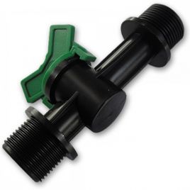 Мінікран редукціонний із зовнішніми разьбами 1/2" и 3/4" (25 шт.) (Bradas)