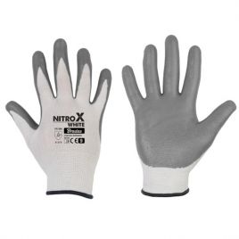 Рукавички захисні Nitrox White нітрил