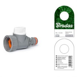 Адаптер с краном WHITE LINE РВ 3/4" (Bradas)