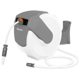 Катушка автоматична зі шлангом 1/2", 20 м та приладдям WHITE LINE
