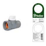 Кран запорный РВ-РН 3/4" WHITE LINE 