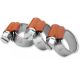 Хомут черв'ячний FORCE ORANGE W1 10-16 мм