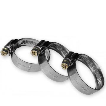 Хомут черв'ячний нержавіючий BRADAS 140-160 мм 