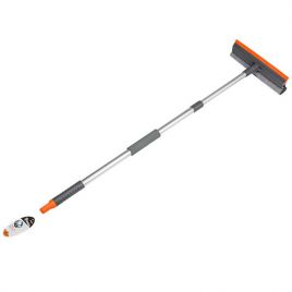 Скребок для мытья окон 10" (25 см) с телескопической ручкой 75-120см