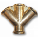 Трійник 4 x РВ 3/8 "з латуні