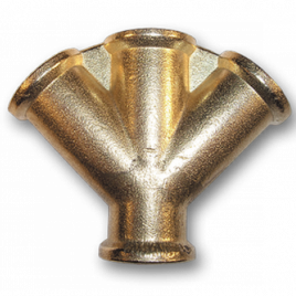 Трійник 4 x РВ 3/8 "з латуні