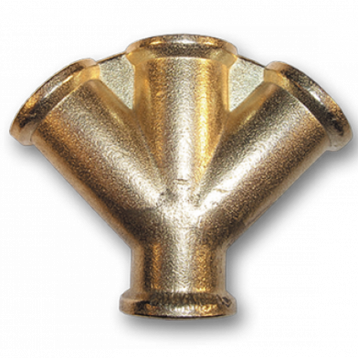 Трійник 4 x РВ 3/8 "з латуні