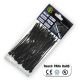Стяжки кабельні пластикові багаторазові UV BLACK 4,8*200 мм