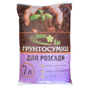 Грунтосуміш Зелений дар для розсади