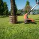 Бордюр TreeSave для защиты стволов деревьев, высота 20см, ширина 33см, зеленый (Bradas)