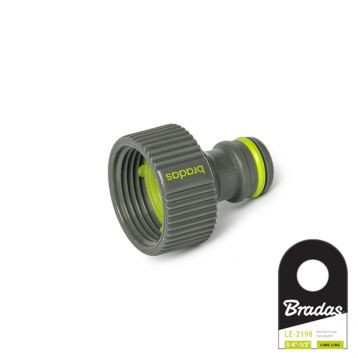 Адаптер на кран LIME EDITION внутрішнє різьблення 3/4 (Bradas)