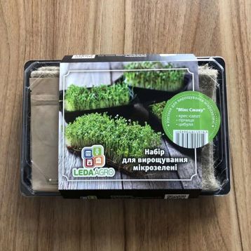 Микс Вкуса набор для выращивания микрозелени (кресс-салат,горчица,лук) (World of Seeds)