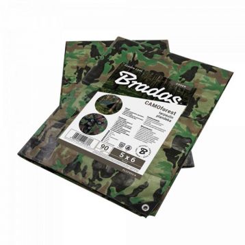 Тент камуфляж водонепроницаемый CAMOforest 90 гр/м² 