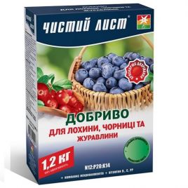 Добриво Чистий лист (кристал) для лохини, чорниці та журавлини 