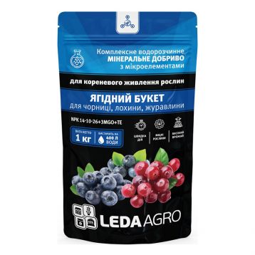 Добриво Ягідний букет (лохина чорниця журавлина) NPK 14-10-26+3Mg+ТЕ 