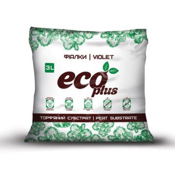 Субстрат для фіалок торф'яний Eco Plus