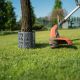 Бордюр TreeSave для защиты стволов деревьев, высота 20см, ширина 33см, серый, OBO12033GY (Bradas)