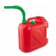 Каністра для пального 10 л з лійкою (Bradas)