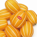 Перлина F1 семена дыни ранней 55-60 дн. 0,8-0,9 кг овал. оранж./бел. (Asia Seed)