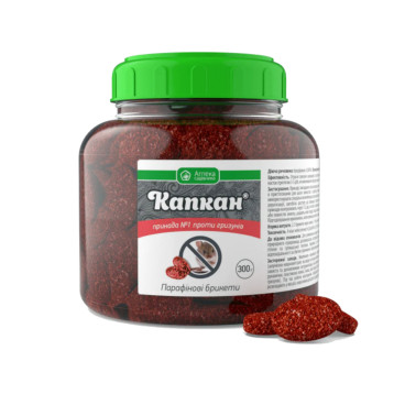 Капкан парафиновый брикет родентицид (Укравит)