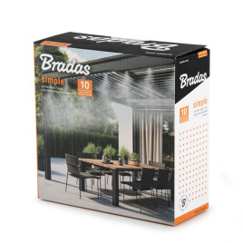 Садовая подвесная система туманообразования SIMPLE, BLACK LINE 10 м, ECO-Z10S10 (Bradas)