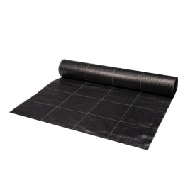 Агротканина проти бур'янів BLACK, сітка 25 (щільність 100 г/м²) (Bradas)