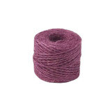 Шпагат джутовый цветной фиолетовый