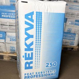 Торфяной субстрат R-15242 (рН 4,5-5,5, NPK 0,5кг/м3) слабокислый 0-7 мм (Rekyva)