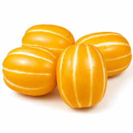 Маніта F1 насіння дині ранньої 55-60 дн. 0,6-0,8 кг овал. помаранч./біл. (Asia Seed)