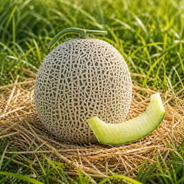 К-3 F1 насіння дині тип Канталупе 2,0-2,5 кг окр. зел./біл. (Asia Seed)