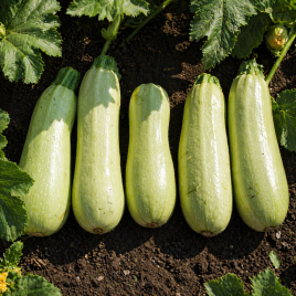 Сцилли F1 (Scilly F1) семена кабачка раннего 40-45 дн. 18-20 см светло-зеленого (Seminis)