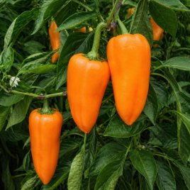 Весна F1 насіння перцю солодкого типу Угорський помаранч. (Breeding Seeds)