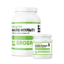 Мульти 5 Гель (20-20-20+6Ca+3MqO+TE) удобрение (GroGreen)