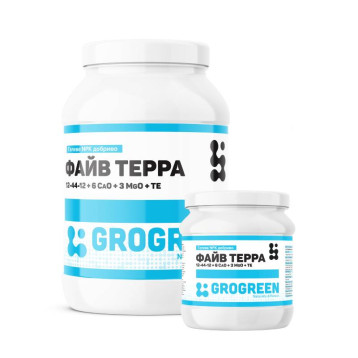 Терра 5 Гель (Five Terra Gel) 12-44-12+6CaO+3MgO+TE удобрение (GroGreen)